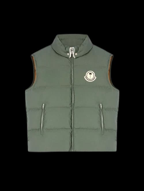 Moncler x Palm Angels Rodmar Down Vest Green