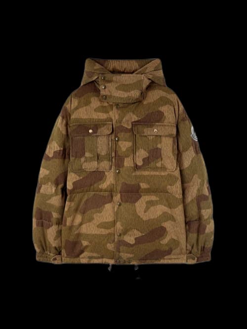 Moncler x Palm Angels Mandelbrot Short Down Jacket Multi