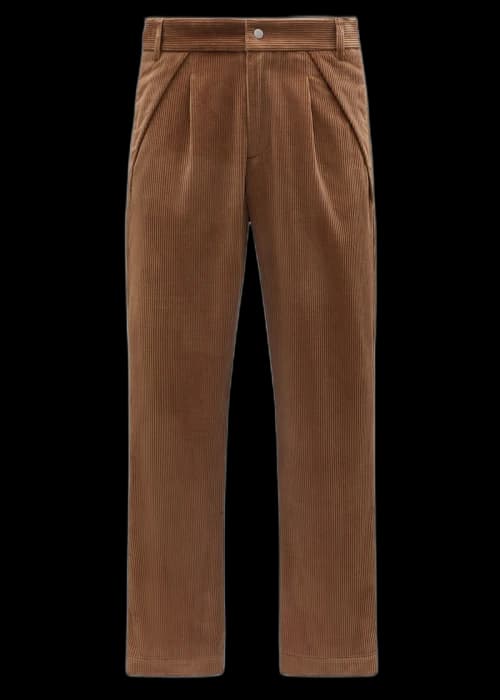 Moncler x Palm Angels Corduroy Trousers Brown