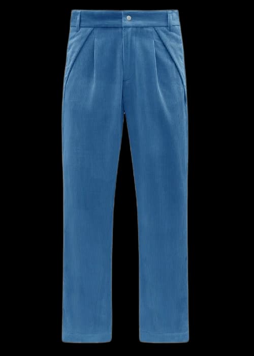 Moncler x Palm Angels Corduroy Trousers Deep Blue