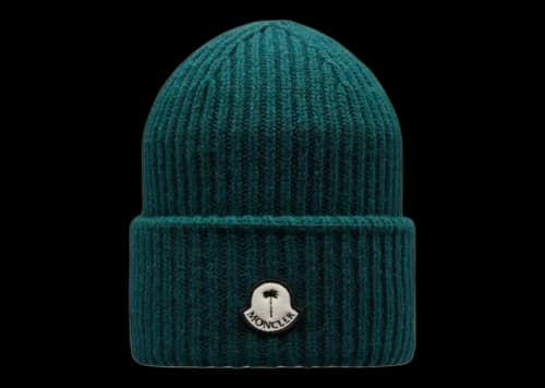 Moncler x Palm Angels Wool Beanie Forest Green
