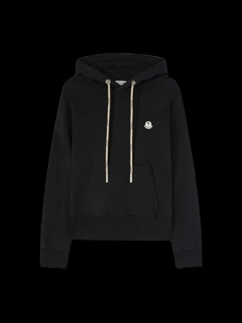 Moncler x Palm Angels Logo Patch Hoodie Black
