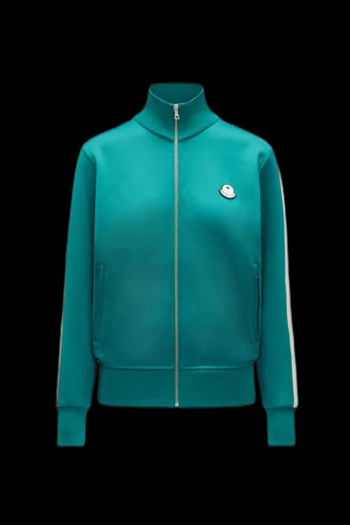 Moncler x Palm Angels Acetate Track Jacket Forest Green