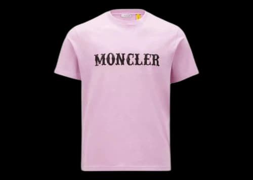 Moncler Hiroshi Fujiwara x Fragment Logo T-Shirt Pink