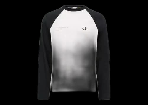 Moncler Hiroshi Fujiwara x Fragment Logo Long Sleeve T-Shirt Black