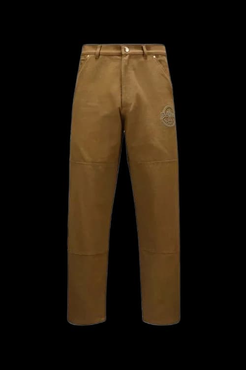 Moncler x Roc Nation by Jay-Z Cotton Canvas Pants Gold