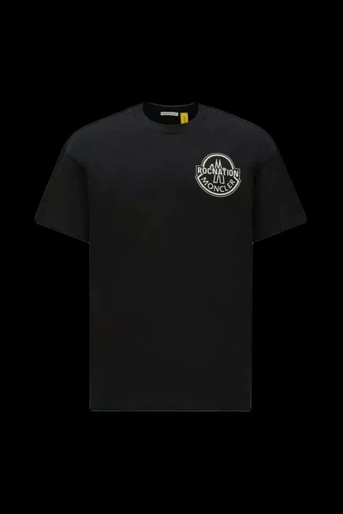 Moncler x Roc Nation by Jay-Z Logo T-Shirt Black