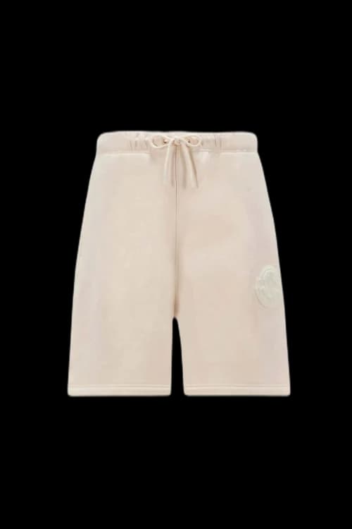 Moncler x Roc Nation by Jay-Z Logo Shorts Off White