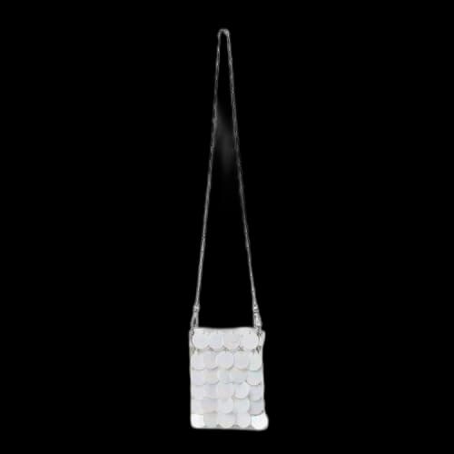 Paco Rabanne Iconic 1969 Mini Crossbody Bag 'White'