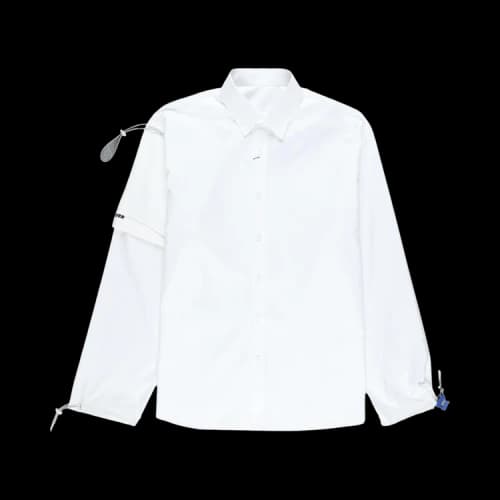 Ader Error Oversized Long-Sleeve Shirt 'White'