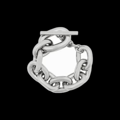 Rabanne XL Link Bracelet 'Silver'