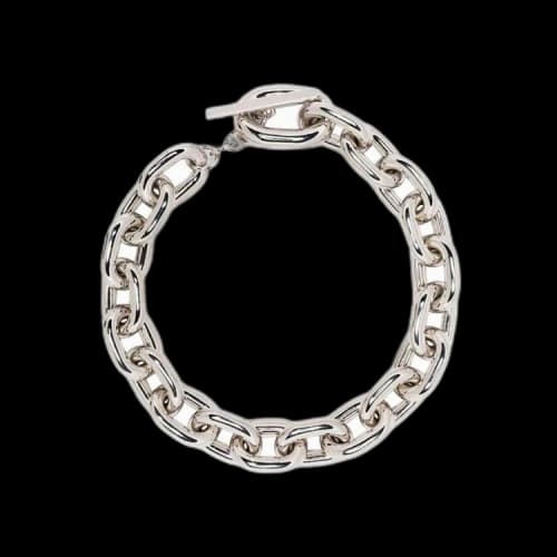 Paco Rabanne XL Link Necklace 'Silver'