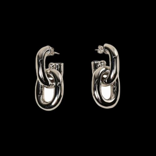 Paco Rabanne XL Link Earrings 'Silver'