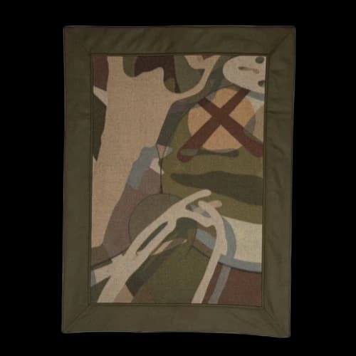 KAWS x Sacai Blanket Green