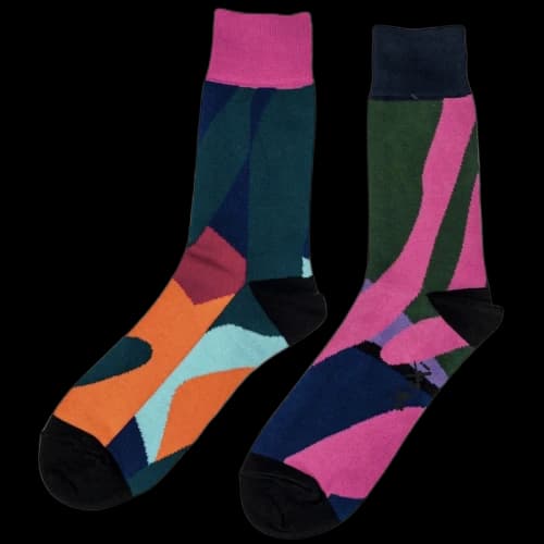 KAWS x Sacai II Socks Multi