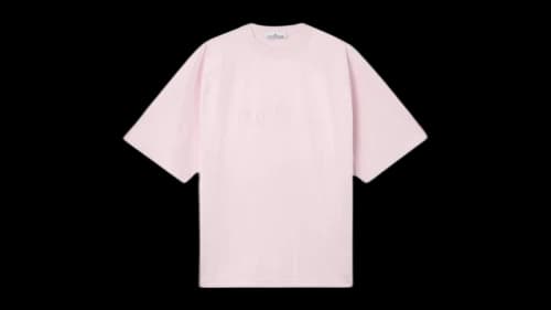 Stone Island Combed Organic Cotton Jersey 2100005 T-shirt Pink