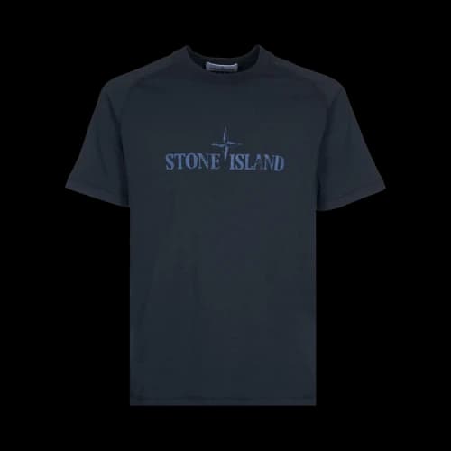 Stone Island Institutional Two Print T-Shirt 'Navy Blue'