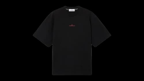 Stone Island Combed Organic Cotton Jersey 2100021 T-shirt Black