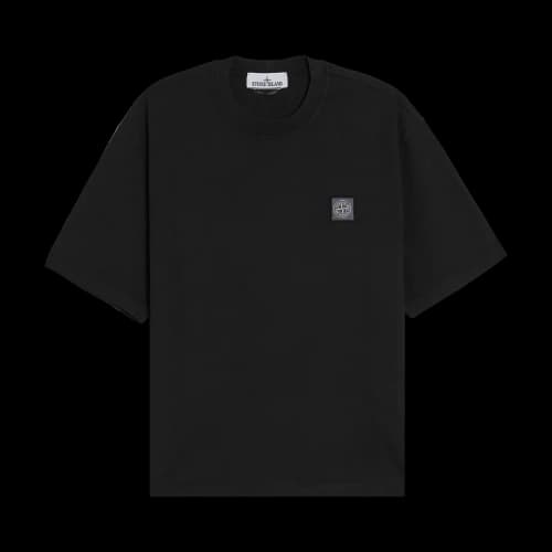 Stone Island Combed Organic Cotton T-Shirt 'Black'