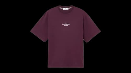 Stone Island Organic Cotton Jersey 2100037 T-shirt Amaranth