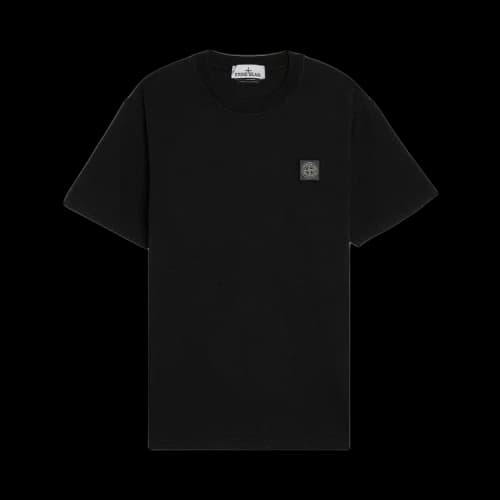 Stone Island Fissato Garment Dyed T-Shirt 'Black'