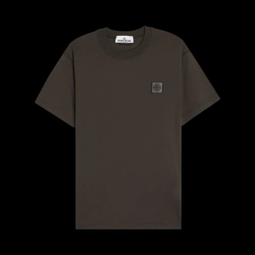 Stone Island Fissato Garment Dyed T-Shirt 'Charcoal'