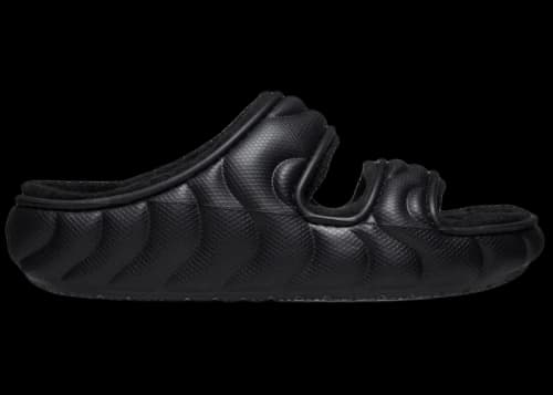 Crocs Classic Cozzzy Overpuff Sandal Black