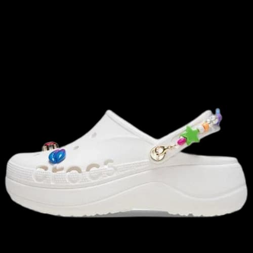 Crocs Baya Midsummer Platform Clogs 'White Pink' (Women's)