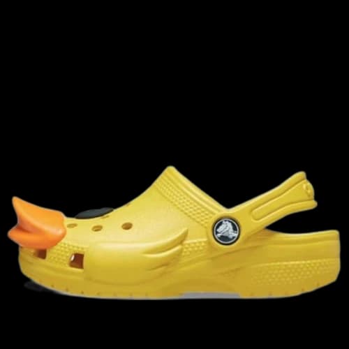 (GS) Crocs Classic Duck Clags 'Yellow Orange'