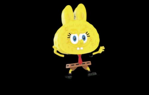 Pop Mart x Spongebob The Monsters Labubu Sealed Case (12 Blind Boxes)