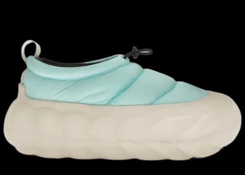 Crocs Overpuff Shorty Aquamarine