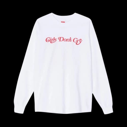 Girls Don't Cry Butterfly Long-Sleeve T-Shirt 'White'