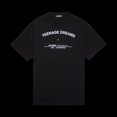 Raf Simons Big Fit Teenage Dreams Tour T-Shirt 'Black'