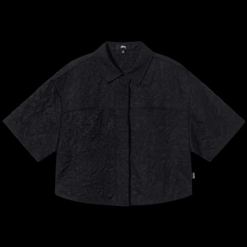 Stussy Crinkly Work Shirt 'Black'
