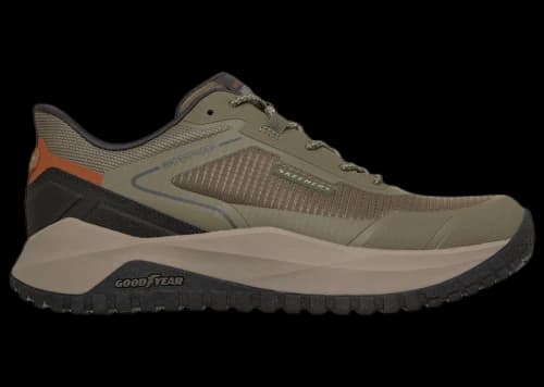 Skechers Slip-ins Waterproof Relaxed Fit Badger Koda Olive