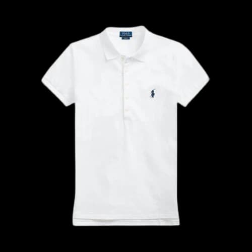 Polo Ralph Lauren Julie Short-Sleeve Polo Shirt 'White'