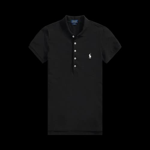 Polo Ralph Lauren Julie Short-Sleeve Polo Shirt 'Black/White'