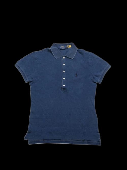 Polo Ralph Lauren Julie Slim Ss Polo Shirt Indigo Blue