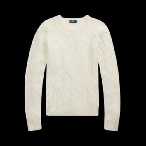 Polo Ralph Lauren Classic Julianna Long-Sleeve Pullover 'Cream'