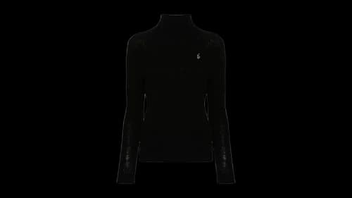 Polo Ralph Lauren Women's Wool Cashmere Long Sleeve Pullover Polo Black