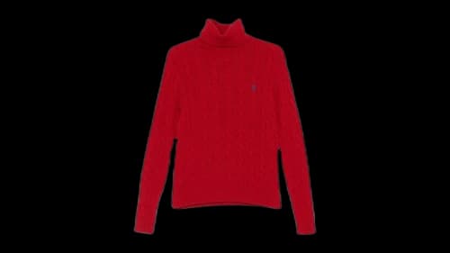 Polo Ralph Lauren Women's Wool Cashmere Long Sleeve Pullover Fireside Red