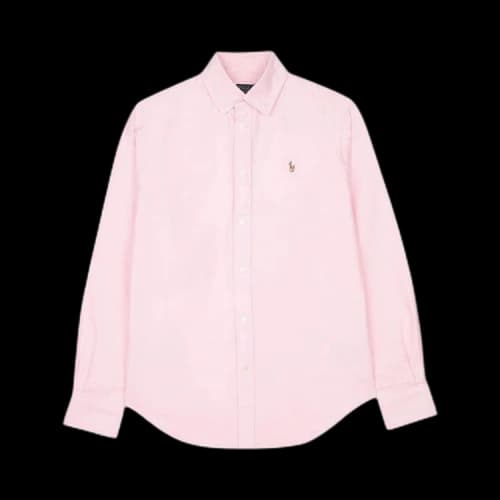 Polo Ralph Lauren Crlte St Long-Sleeve Button Front Shirt 'Bath Pink'