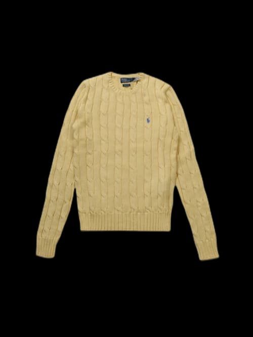 Polo Ralph Lauren Cable-Knit T-Bird Sweater Bird Yellow