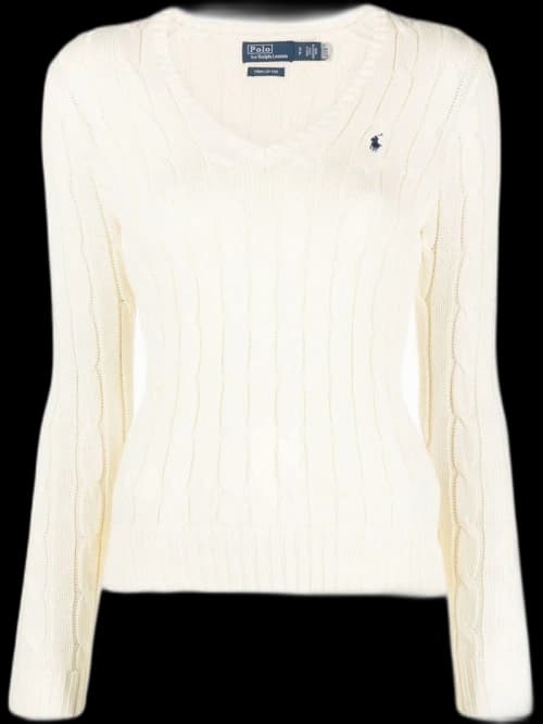 Polo Ralph Lauren Pima Cotton Kimberly LS Pullover Parchment Cream