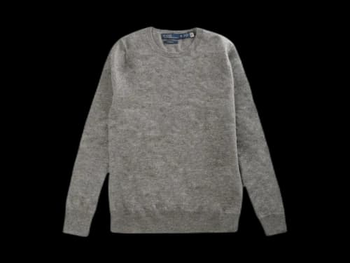 Polo Ralph Lauren Cashmere Long Sleeve Pullover Battalion Grey Heather