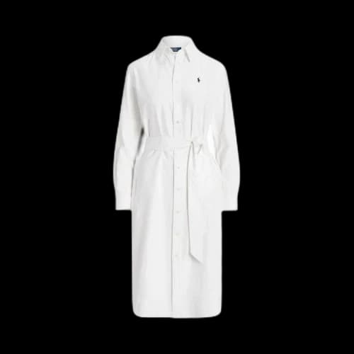 Polo Ralph Lauren Long-Sleeve Day Shirt Dress 'White'