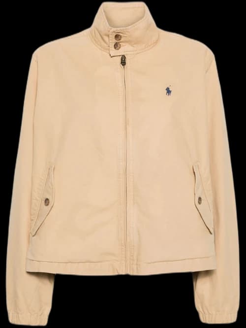 Polo Ralph Lauren Cty Jkt Lined Windbreaker Coat Vintage Khaki