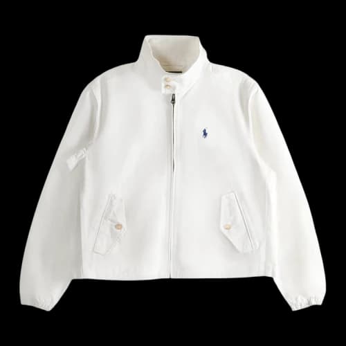Polo Ralph Lauren Lined Windbreaker Coat 'White'