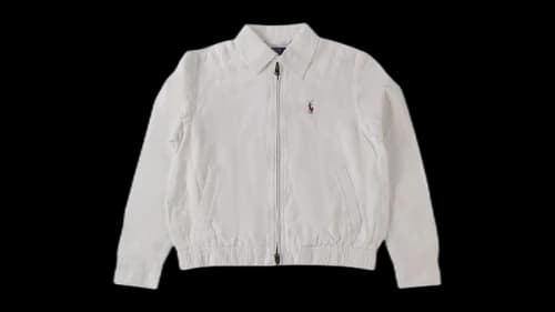 Polo Ralph Lauren Women's Unlined Windbreaker Jacket White