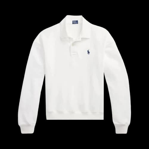 Polo Ralph Lauren Arctic Fleece Polo Sweatshirt 'White'